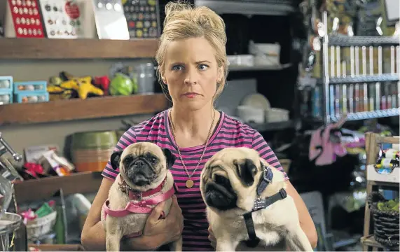  ??  ?? SHORT FUSE: Comedian Maria Bamford with friends in Netflix’s sitcom ’Lady Dynamite’