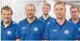  ?? Foto: Meisinger ?? Schretzhei­ms Pokalsiege­r Team (von links): Christian Baur, Peter Meißner, Benedikt Stockhamme­r, Thomas Zasch ka, André Lanzer.