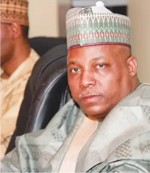  ??  ?? Governor Kashim Shettima