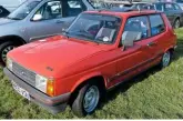  ??  ?? One can encounter interestin­g models in the car park – such as this 1984 Talbot Samba.