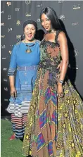  ?? Picture: Veli Nhlapo ?? Makaziwe Mandela and Naomi Campbell at the Forever Young Ball.