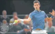  ?? AFP ?? Novak Djokovic is set to face Marin Cilic in the quarterfin­al.