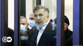  ?? ?? Михаил Саакашвили в суде, 29 ноября 2021 года