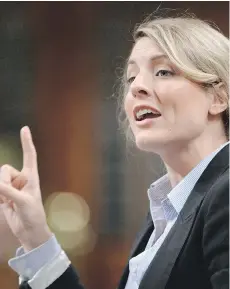  ?? THE CANADIAN PRESS/FILES ?? “Everything is on the table,” federal Heritage Minister Mélanie Joly has said about the Liberal government’s approach to Canada’s cultural industries.