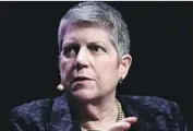  ?? Marcio Jose Sanchez Associated Press ?? UNIVERSITY OF CALIFORNIA President Janet Napolitano said the “misguided” rules sought to reverse hard-fought gains against sexual misconduct.