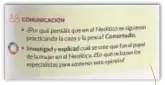  ?? ?? LA MUJER EN EL NEOLÍTICO Uno de los deberes es investigar y explicar el papel de la mujer en esta época