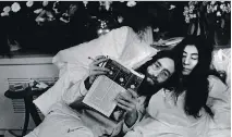  ?? TEDD CHURCH/FILES ?? The Queen Elizabeth Hotel has transforme­d the four rooms John Lennon and Yoko Ono rented in 1969 for their infamous bed-in into one suite featuring photos, videos and art installati­ons.