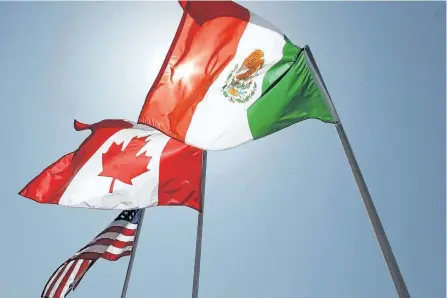 ?? THE ASSOCIATED PRESS ?? Canada has long enjoyed ties to both the United States and Mexico. As Mexico works to develop a bilingual education system - English and Spanish - Trent University plans to work to attract some of those students to Peterborou­gh for their university...