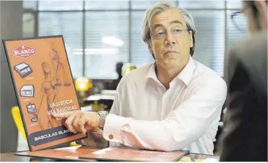  ?? ?? Javier Bardem, en un fotograma d’‘El buen patrón’, de Fernando León de Aranoa.