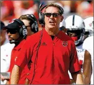  ?? AP/BUTCH DILL ?? Arkansas State Coach Blake Anderson said the Red Wolves will face a potentiall­y confusing defense Saturday against Tulsa. “They can get to a lot of things from one look,” he said.