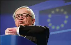  ??  ?? Uhr umstellen? Bald nicht mehr, sagt EU-Kommission­schef Juncker.