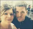  ??  ?? Kimberley Villa with Micheal Bublé in Venice Airport. The singer ushered Kimberley over after spotting her trying to take a photo of him from behind a pillar!