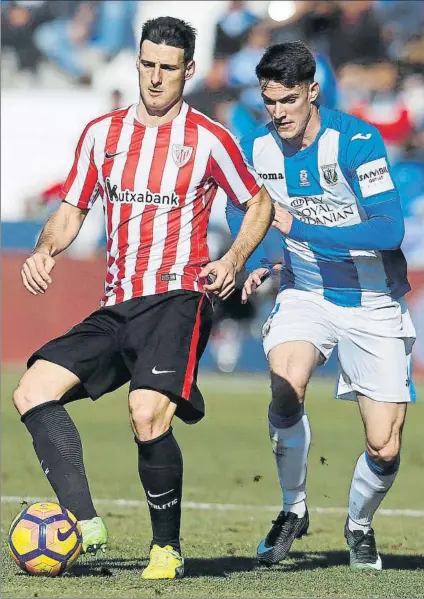  ?? FOTO: JOSÉ ANTONIO GARCÍA SIRVENT ?? Adrián Marín El lateral jugó una temporada en el Leganés en calidad de cedido por el Villarreal