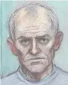  ??  ?? SKETCH Bennell in court