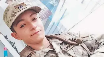  ??  ?? El conscripto Marco Velásquez (18) protagoniz­ó una balacera en un recinto militar.