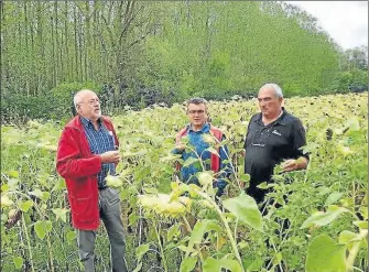  ??  ?? Dans une interventi­on des agriculteu­rs et apiculteur­s sonnent la mobilisati­on.