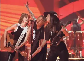  ?? ?? Keith Urban performs at the 2024 CMT Music Awards.