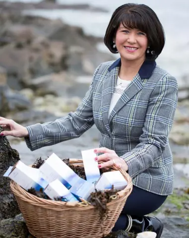  ??  ?? Ri na Mara director Deirdre Ui Chathmhaoi­l wants to bring her natural products to a global market