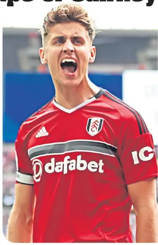  ??  ?? There is no chance Tom Cairney will desert Scotland for the Auld Enemy, says his Fulham team-mate Kevin Mcdonald (below)