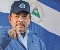  ??  ?? ORTEGA. Pretende la tercera reelección consecutiv­a.