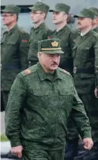  ?? LAPRESSE ?? Il leader bielorusso, Lukashenko