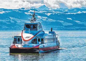  ?? FOTO: RALF SCHAEFER ?? Asich der Bodensee mit dem Schiff entdecken.