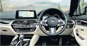  ??  ?? High-tech The new BMW 5 model has £4,300 worth of additional equipment