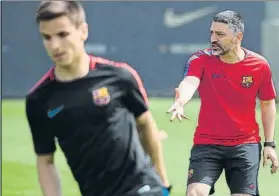  ?? FOTO: FCB ?? El Barça B de García Pimienta no puede fallar este domingo en el Mini ante el Cádiz