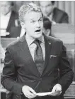  ?? ADRIAN WYLD THE CANADIAN PRESS FILE PHOTO ?? Veterans Affairs Minister Seamus O’Regan promised Monday that all veterans would be compensate­d.