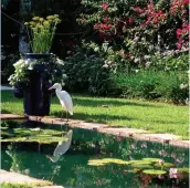  ??  ?? Designed in 1929 with a reflection pool that captures the moonlight, this large formal garden is aptly named Moonlight Garden.