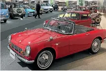  ?? ROB MAETZIG/STUFF ?? This is Honda’s first production car, the S500 roadster first launched in 1963.