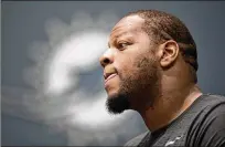  ?? ALLEN EYESTONE / THE PALM BEACH POST ?? At 30 years old, Ndamukong Suh admits to thinking about a potential place in the Pro Football Hall of Fame, but “I still have a lot of work ahead of myself.”