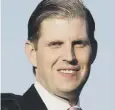  ??  ?? 0 Eric Trump remains committed to the resort