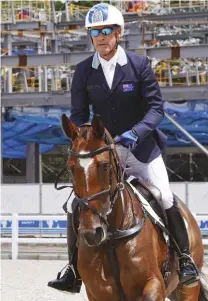  ??  ?? Andrew Hoy compliment­ed the preparedne­ss of the equestrian venues a full 12 months before the Games.