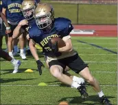  ?? PETE BANNAN — MEDIANEWS GROUP ?? West Chester Rustin’s Drew Gallen practices last week. Rustin opens at Unionville next Friday night.