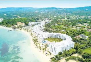  ?? FILE ?? An aerial shot of the Riu Ocho Rios.