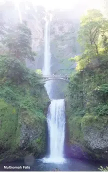  ??  ?? Multnomah Falls