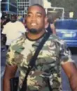  ?? DALLAS POLICE ?? Mark Hughes, an open-carry activist, was wrongly identified as a suspect by the Dallas police.