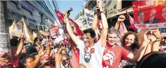  ?? WILTON JUNIOR/ESTADÃO-2/10/2018 ?? ‘Crisma’. Para substituir Lula, Haddad precisou renovar os votos de fé na cartilha petista