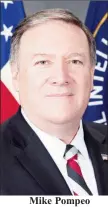  ??  ?? Mike Pompeo