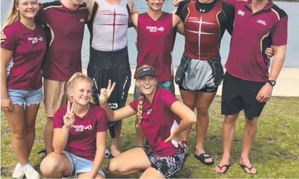  ??  ?? Back row (from left): Hannah Lund, Carter Broadhurst-Hill, Tom Green, Daniel Hardwick, Jackson Collins and Jordan Wood. Front row: Ava Lund and Chaise Richardson.