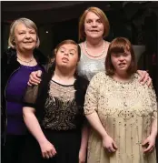  ?? Photo by Michelle Cooper Galvin ?? Margaret O’Sullivan, Maura and Kathleen Murphy with Katie Gleeson at the Kerry Stars Black Tie Ball in The Malton, Killarney on Friday.