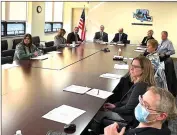  ?? Photo by Brian D. Stockman ?? The Elk County Commission­ers hold a public meeting twice a month at the Elk County Courthouse Annex in Ridgway