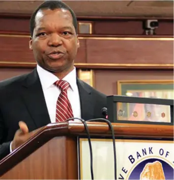  ??  ?? RBZ Governor Dr Mangudya committed to make cash payments to artisinal miners