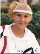  ??  ?? Ace revival: Tennis star Monica Seles wearing Fila in 1990