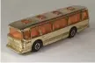  ??  ?? 3 Dinky Toys Vega Major Luxury Coach (No 954) with different coloured interiors and no indicators. ▼ Dinky Toys Duple Viceroy 37 Luxury Coach (No 296) in gold plated finish.