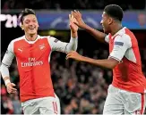  ??  ?? Arsenal, level on points with current table toppers Manchester City, face struggling Middlesbro­ugh at home on Saturday.