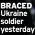  ?? ?? BRACED Ukraine soldier yesterday