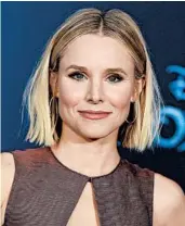  ?? JORDAN STRAUSS/INVISION 2019 ?? Kristen Bell has announced she will no longer voice the role of Molly, a biracial character, on “Central Park.”