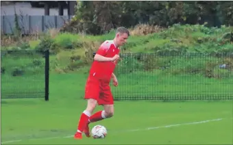  ?? ?? Scott Souden, photograph­ed in action during a previous game, scored a brace for the Pupils on Saturday.